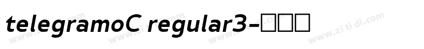 telegramoC regular3字体转换